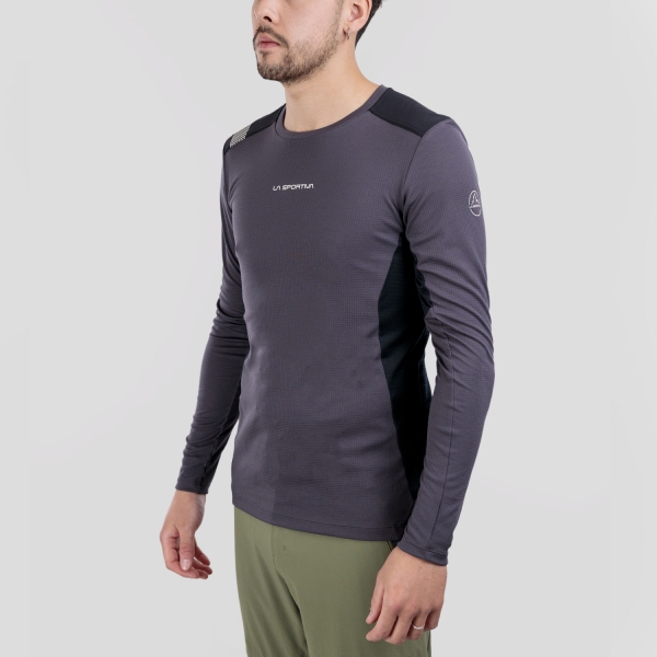 Men's Outdoor Jacket and Shirt La Sportiva Beyond Shirt  Onyx/Chalk ZAHL005G19W04