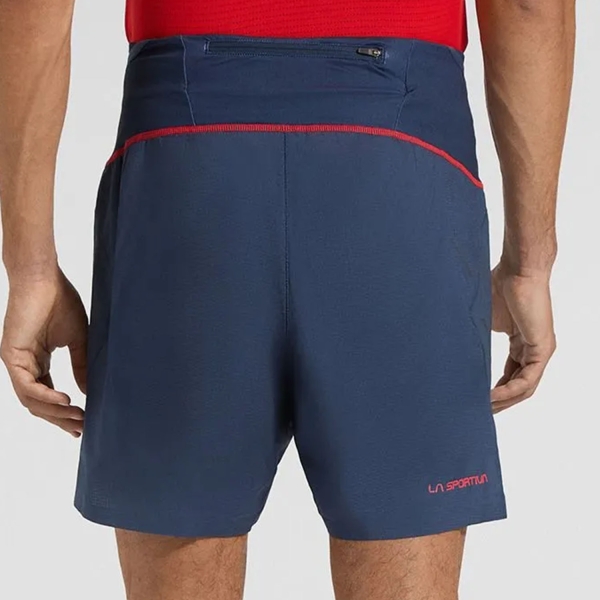La Sportiva Ultra Distance 5.5in Shorts - Night Sky/Mountain Red