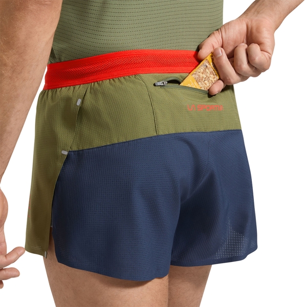 La Sportiva Pure 3in Shorts - Cypress/Night Sky