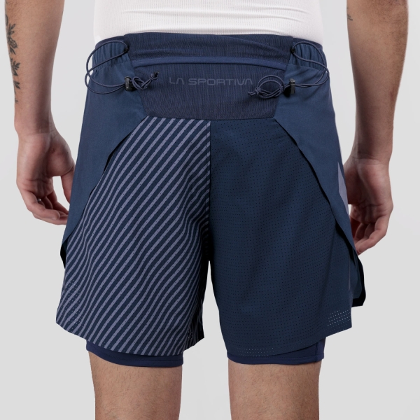 La Sportiva Flow 5in Shorts - Night Sky/Chalk