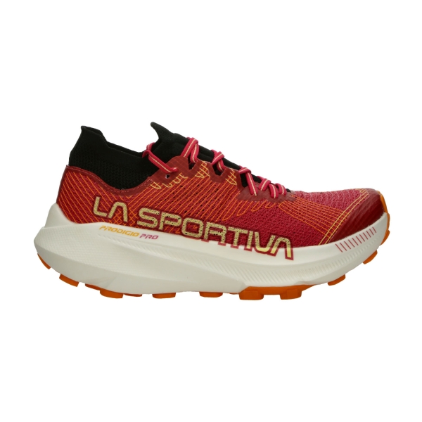 Women's Trail Running Shoes La Sportiva Prodigio Pro  Mineral Red/Banana ZFRS101R33Y10