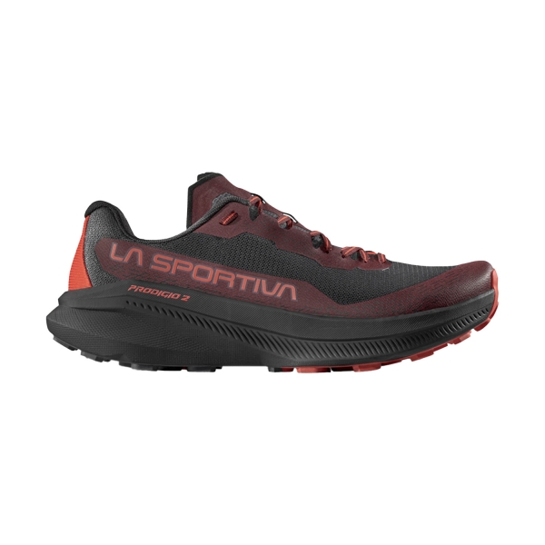 Men's Trail Running Shoes La Sportiva Prodigio 2  Onyx/Mountain Red ZFRS106G19R24