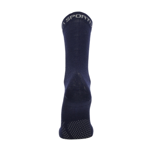 La Sportiva Merino Logo Socks - Night Sky/Chalk