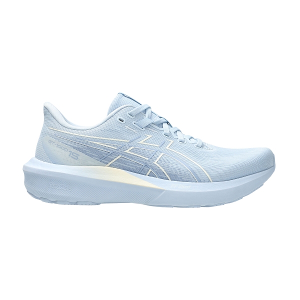 Woman's Structured Running Shoes ASICS GT 1000 15  Solid Air/Cream 1012B994400