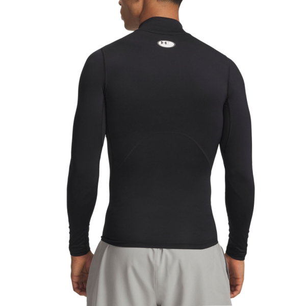 Under Armour HeatGear Mock Shirt - Black/White