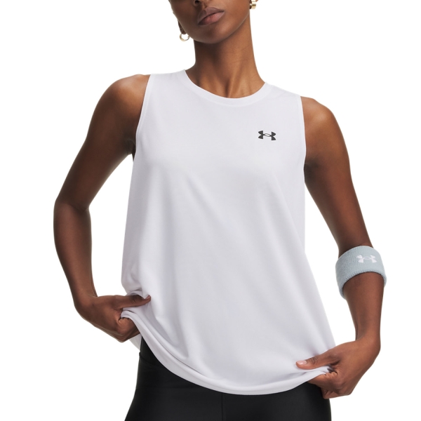 Women's Fitness & Training Tank Under Armour Tech Tank  White/Black 13836550100