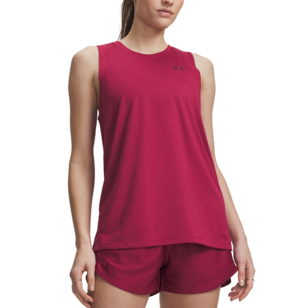 Women's Fitness & Training Tank Under Armour Tech Tank  Claret/Ox Blood 13836550622