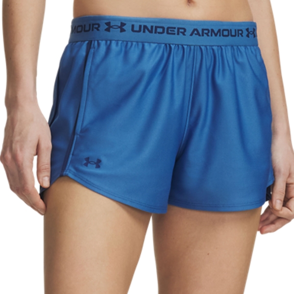 Women's Running Shorts Under Armour Tech Play Up 3in Shorts  Aegean Blue/Blackout Navy 13898820430