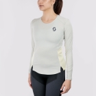SCOTT Endurance Tech Logo Shirt - Spray Grey/Pastel Yellow