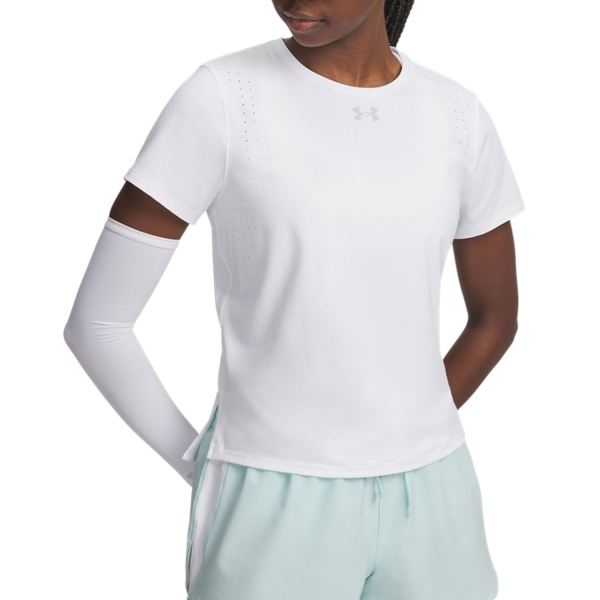 Women's Running T-Shirts Under Armour Velociti Pro TShirt  White/Reflective 60095360100