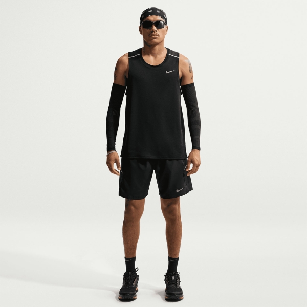 Nike Miler 7in Shorts - Black/Reflective Silver