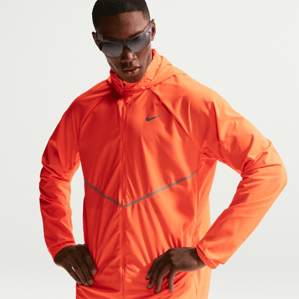 Nike Repel Miler UV Giacca - Total Orange/Reflective Silver