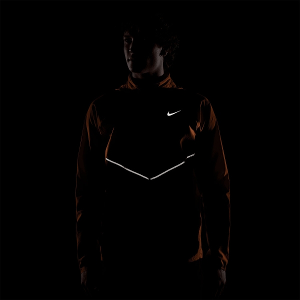 Nike Repel Miler UV Giacca - Total Orange/Reflective Silver