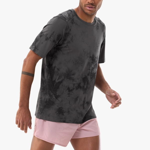 Men's Running T-Shirt Compressport Performance Eat My Dust! TShirt  Black Tie Dye ATSM13491063