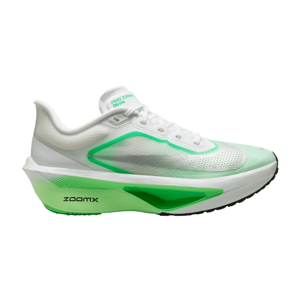 Women's Performance Running Shoes Nike Zoom Fly 6  White/Metallic Silver/Illusion Green FN8455107