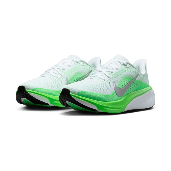 Nike Pegasus 42 - White/Metallic Silver/Green Strike