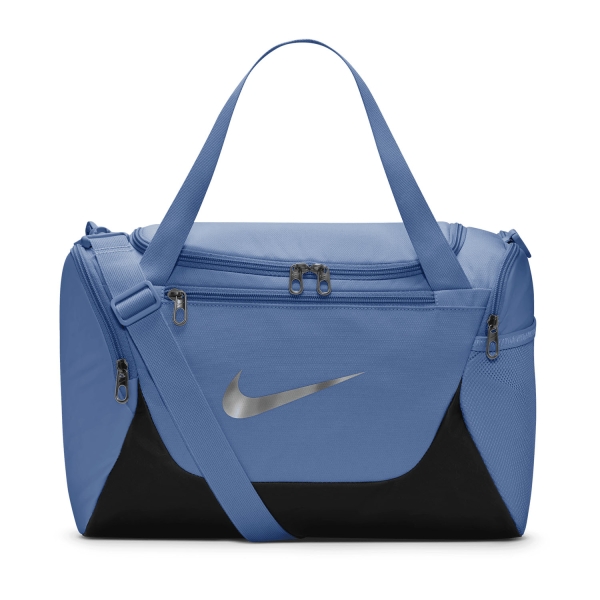 Nike Brasilia Mini Duffle Bag - Indigo Storm/Black/Reflect Silver