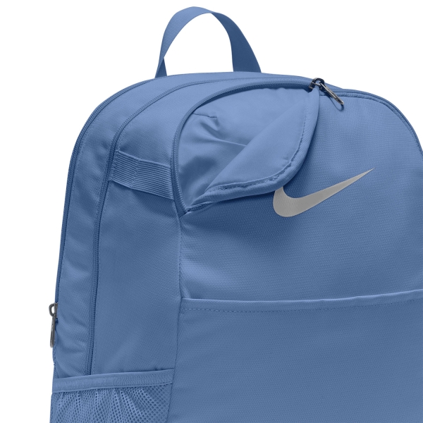 Nike Brasilia Backpack - Indigo Storm/Black/Reflect Silver