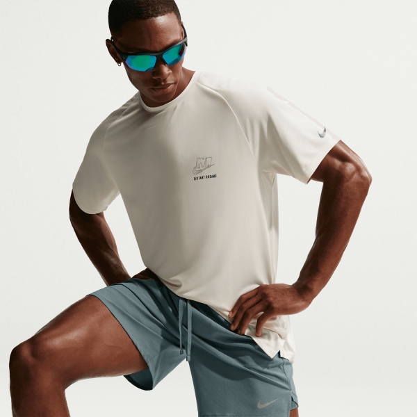 Nike Stride 2 in 1 7in Shorts - Mineral Slate/Reflective Silver