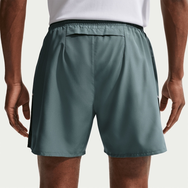Nike Miler 2 in 1 5in Pantaloncini - Mineral Slate/Reflective Silver