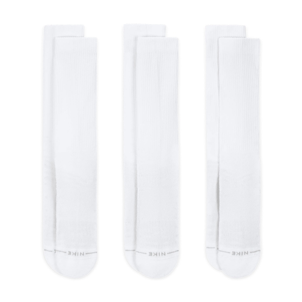 Socks Nike Everyday Elevated Sport Crew x 3 Socks  White/Grey IH8535901