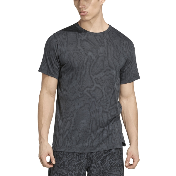 Men's Training T-Shirt adidas D4T PrimeLift AOP TShirt  Carbon/Black KG2462