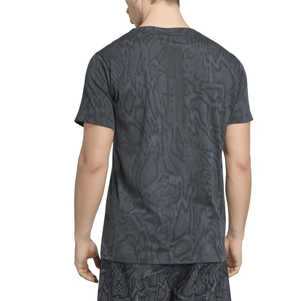 adidas D4T PrimeLift AOP T-Shirt - Carbon/Black