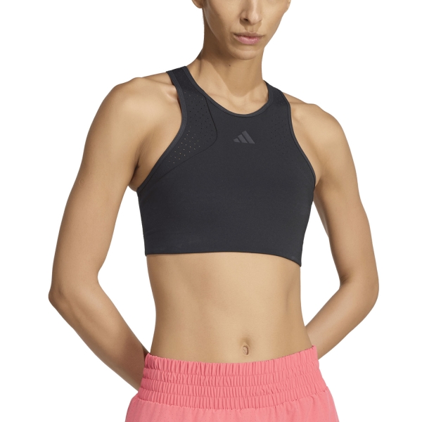 Women's Sports Bra adidas Tech Intensity Sports Bra  Black KG4722