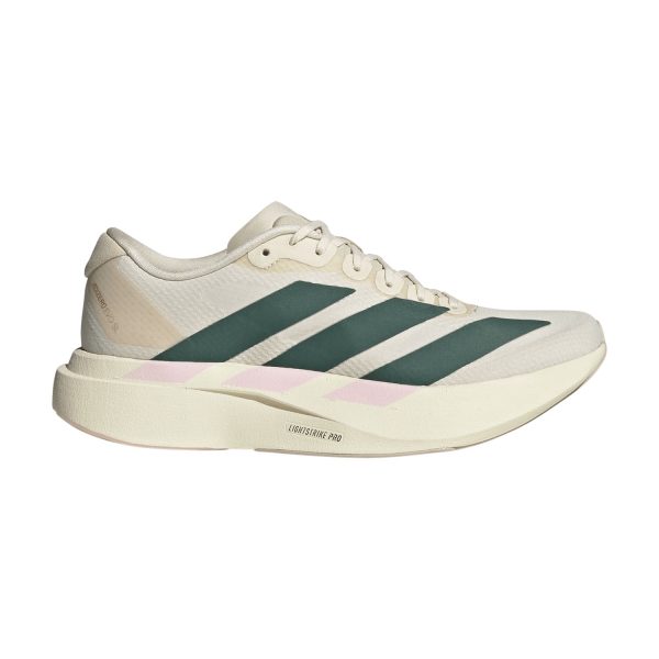 Women's Performance Running Shoes adidas ADIZERO Evo SL WOVEN  Wonder White/Collegiate Green/Clear Pink KI4530