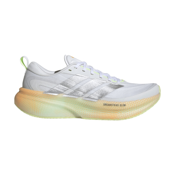 Men's Neutral Running Shoes adidas Supernova Glide  FTWR White/Matte Silver/Signal Green KJ4421