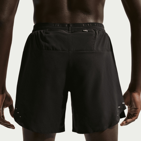 Nike Stride 2 in 1 7in Shorts - Black/Reflective Silver