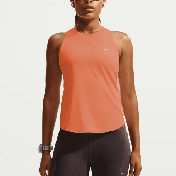 Women's Running Tank Nike Swift Tank  Orange Pulse/Reflective Silver HQ0620852