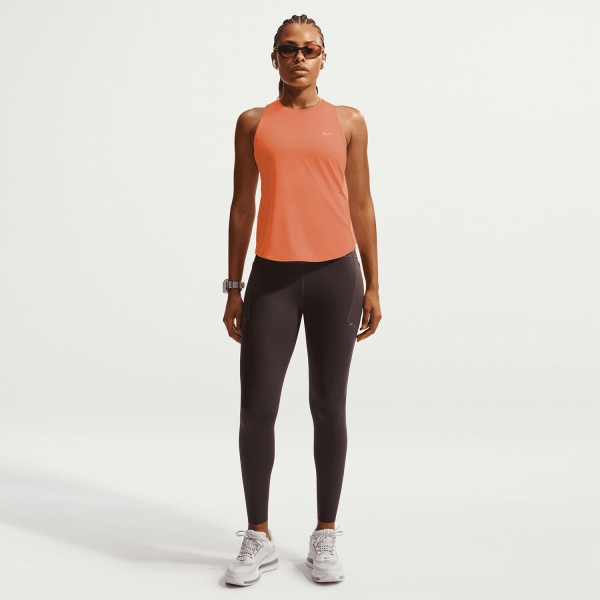 Nike Swift Tank - Orange Pulse/Reflective Silver