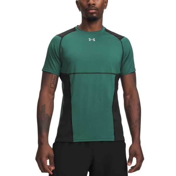 Men's Training T-Shirt Under Armour HeatGear Elite TShirt  Rack Green 60153790338