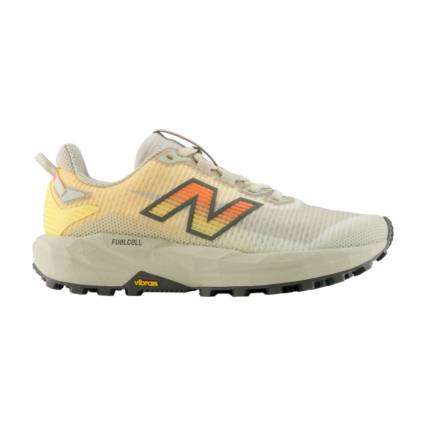 Women's Trail Running Shoes New Balance FuelCell Rebel Trail  White Peach/Timberwolf WRBT6G2