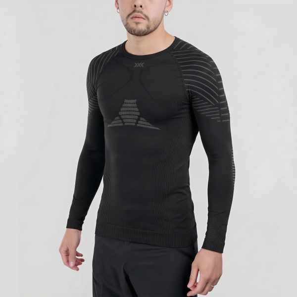 Men's Shirt Underwear XBionic Invent 4.0 Shirt  Black/Charcoal WT06W19MB036