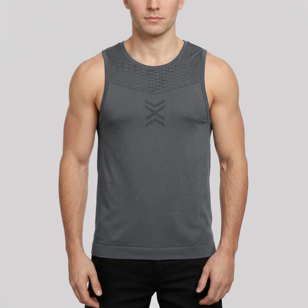 Men's Training Tank XBionic XEntial Tank  Rhino Grey Y3X8W24MG810