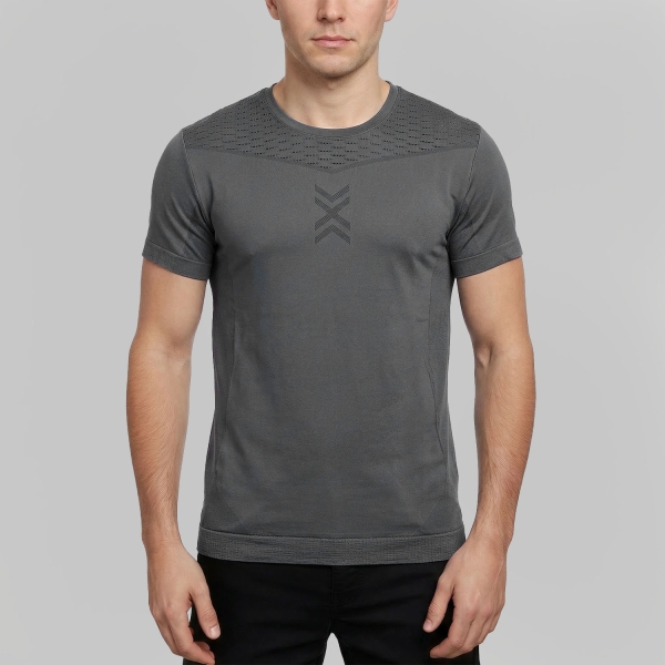Men's Training T-Shirt XBionic XEntial TShirt  Rhino Grey Y2X7W24MG810
