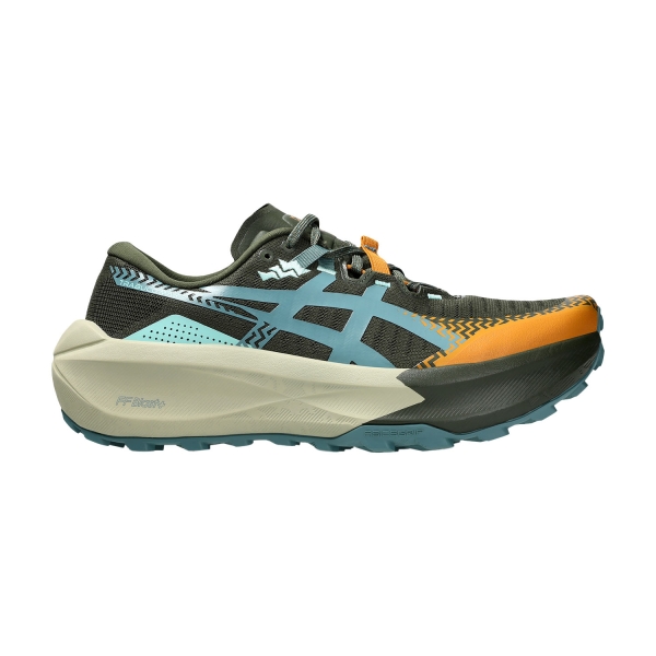 Men's Trail Running Shoes ASICS Trabuco Max 5  Vintage Khaki/Foggy Teal 1011C164200