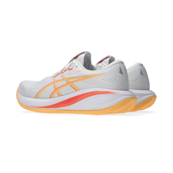 ASICS GEL Cumulus 28 - White/Orange Glow