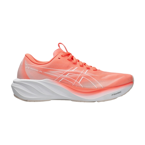 Woman's Structured Running Shoes ASICS GT2000 15  Sun Coral/White 1012B998700