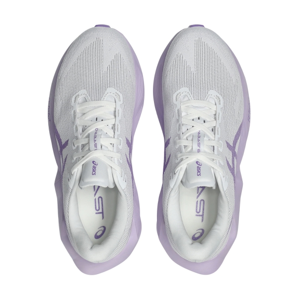 ASICS Novablast 6 - White/Murasaki