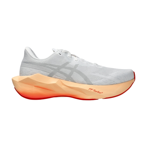 Women's Performance Running Shoes ASICS Novablast 6  White/Vivid Coral 1012C008102
