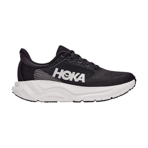 Men's Structured Running Shoes Hoka Arahi 9  Black/White 1176531BWHT