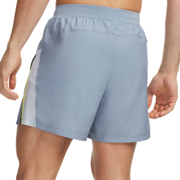 Under Armour Launch 5in Shorts - Blue Wind/Flash Light/Reflective