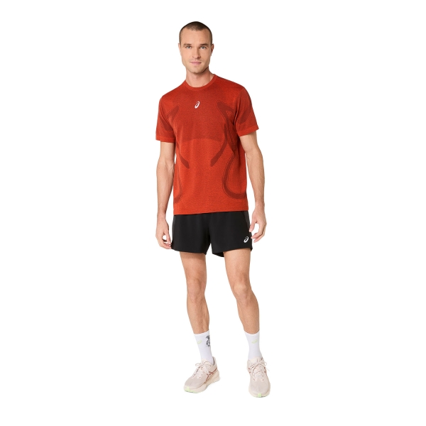 ASICS Road Seamless T-Shirt - Singed Red