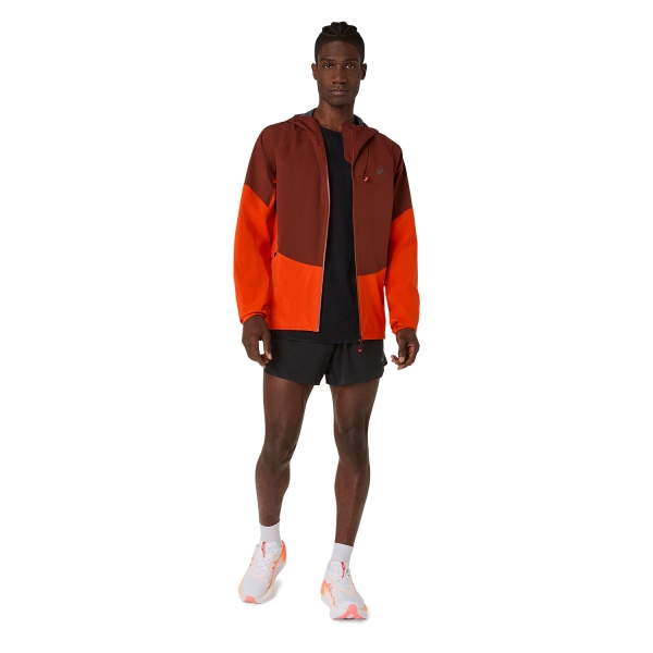 ASICS Metarun Legend Chaqueta - Cherry Tomato/Singed Red