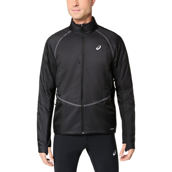 Men's Running Jacket ASICS Road Winter Jacket  Performance Black 2011D580001