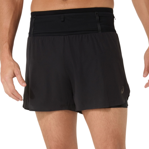 Men's Trail Running Shorts ASICS Fujitrail Elite 5in Shorts  Performance Black 2011D586001