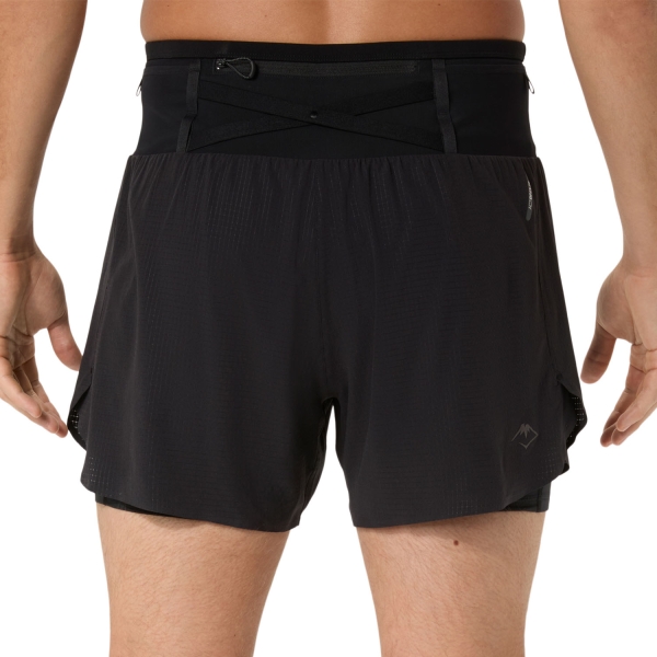 ASICS Fujitrail Elite 5in Shorts - Performance Black